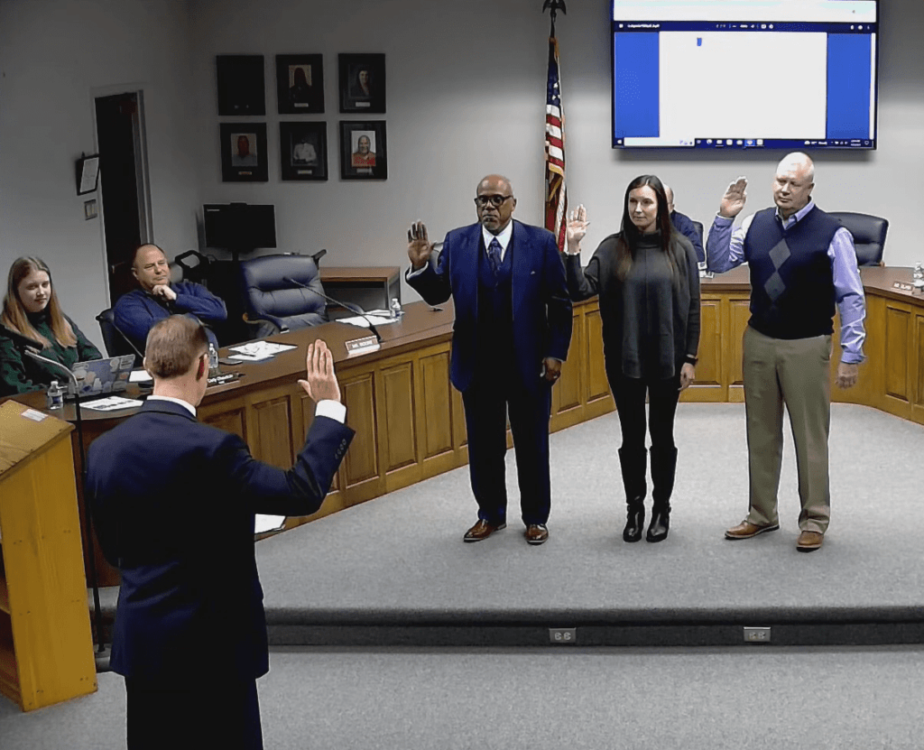 Christian County Public School Board Swearing In 2023