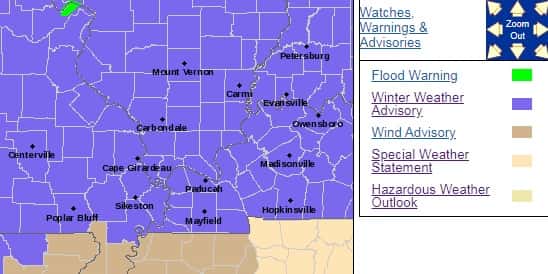 Winter Weather Advisory Issued For All Of Western Kentucky | WKDZ