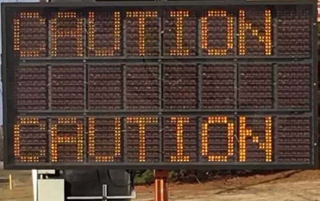 caution-digital-sign