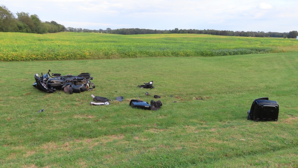 Name announced after motorcycle accident on Cox Mill Road