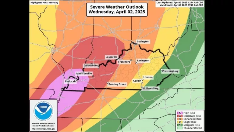 Rare High Risk Of Severe Storms Issued Wednesday Night | WKDZ