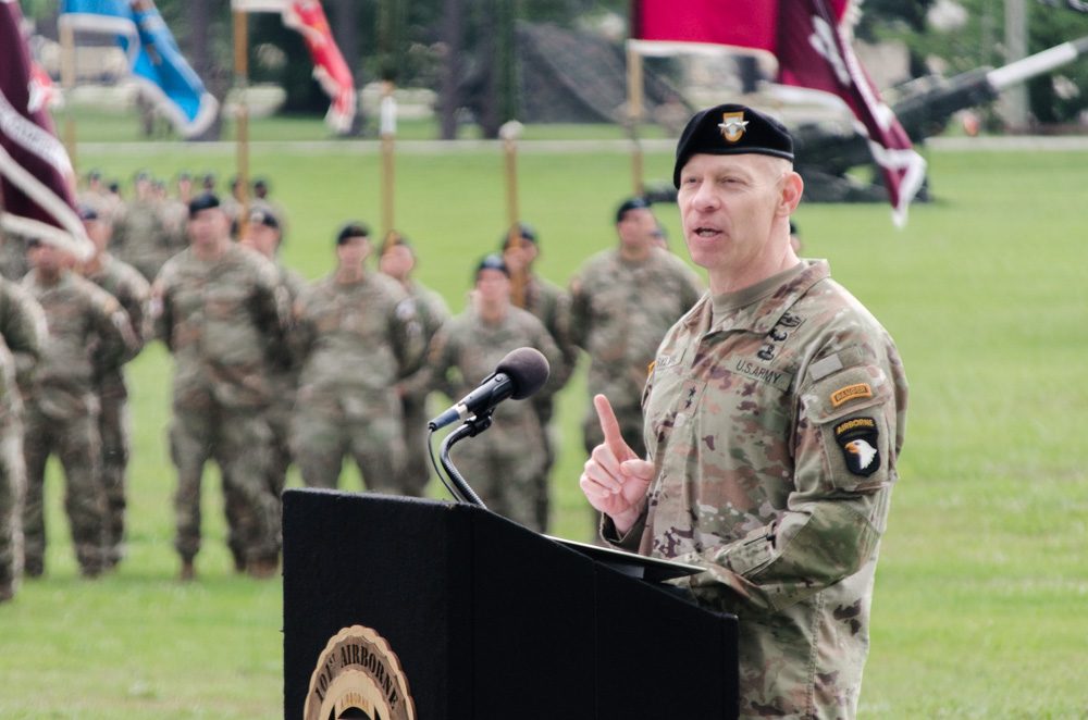 New Leadership Takes Command Of 101st Airborne Division At Fort