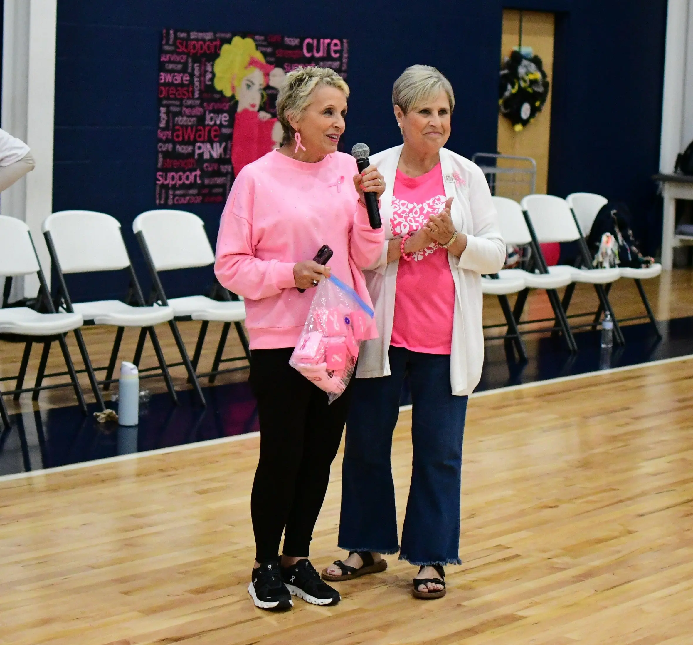 Pink Ribbon Network GOOD NEWS – HCA Volleyball Donates to Pink Ribbon Network | WKDZ