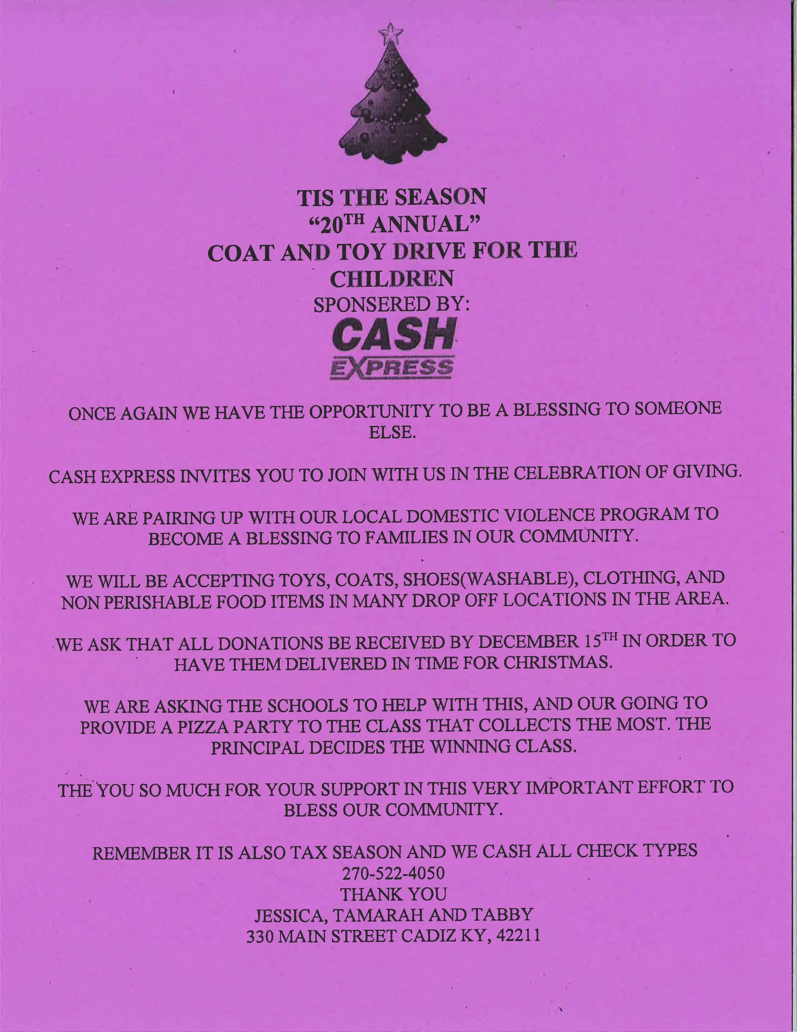 cash-express-20th-annual-coat-toy-drive