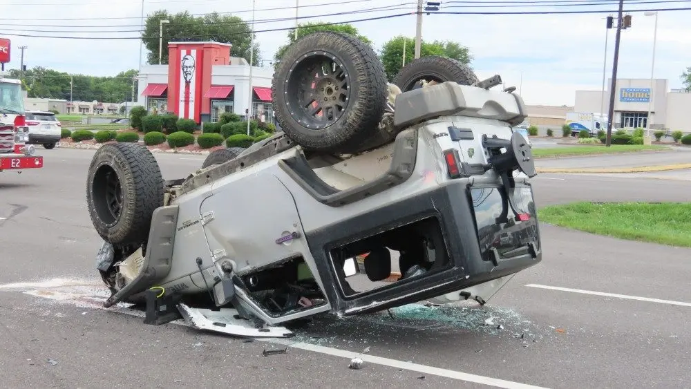 Woman Flown To Hospital After Fort Campbell Boulevard Rollover Crash | WKDZ
