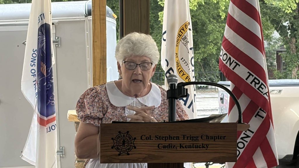 Bench Dedicated In Cadiz To Celebrate America's 250th Birthday