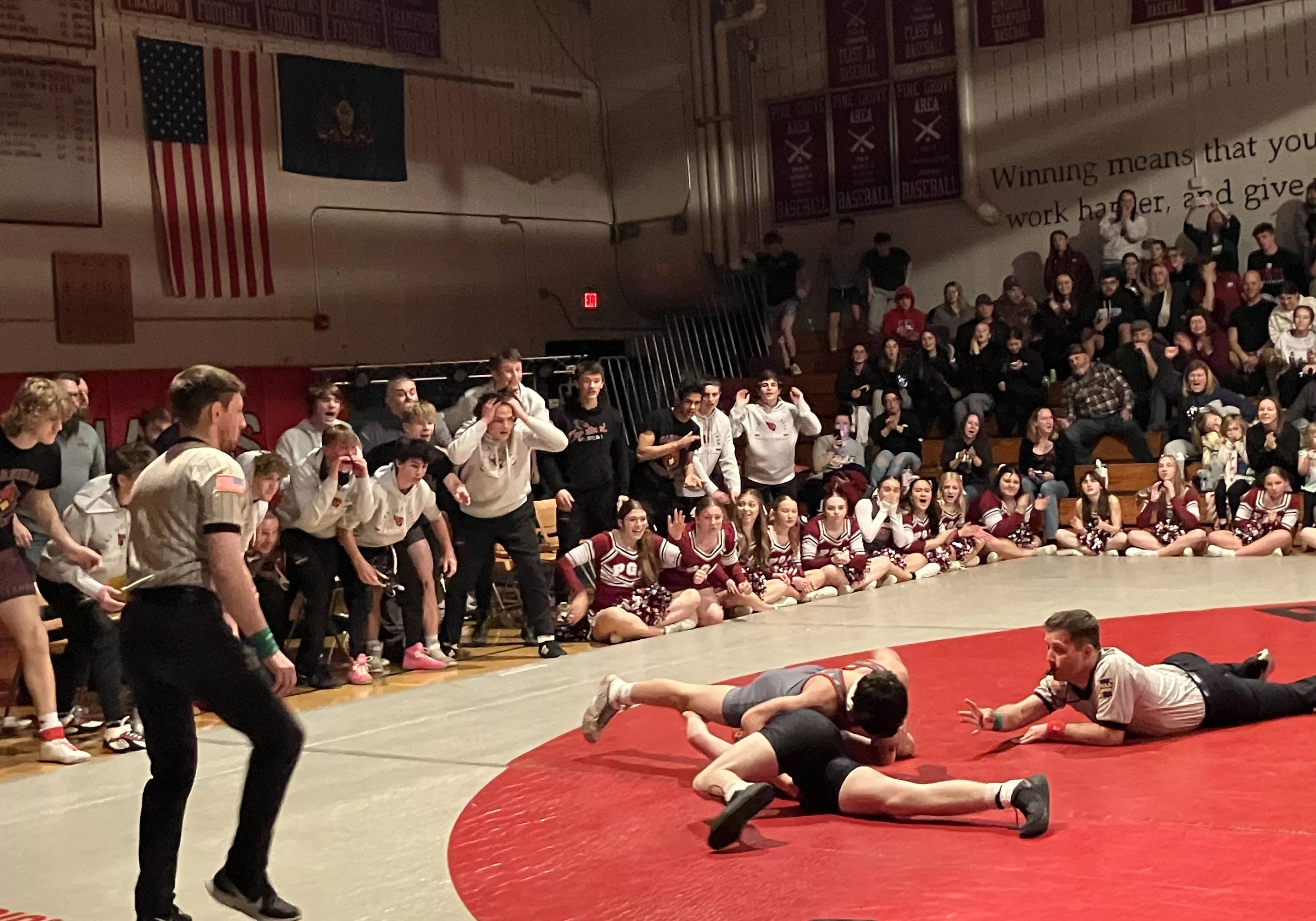 HS Wrestling: Pine Grove boys edge Tri-Valley, capture Division II ...