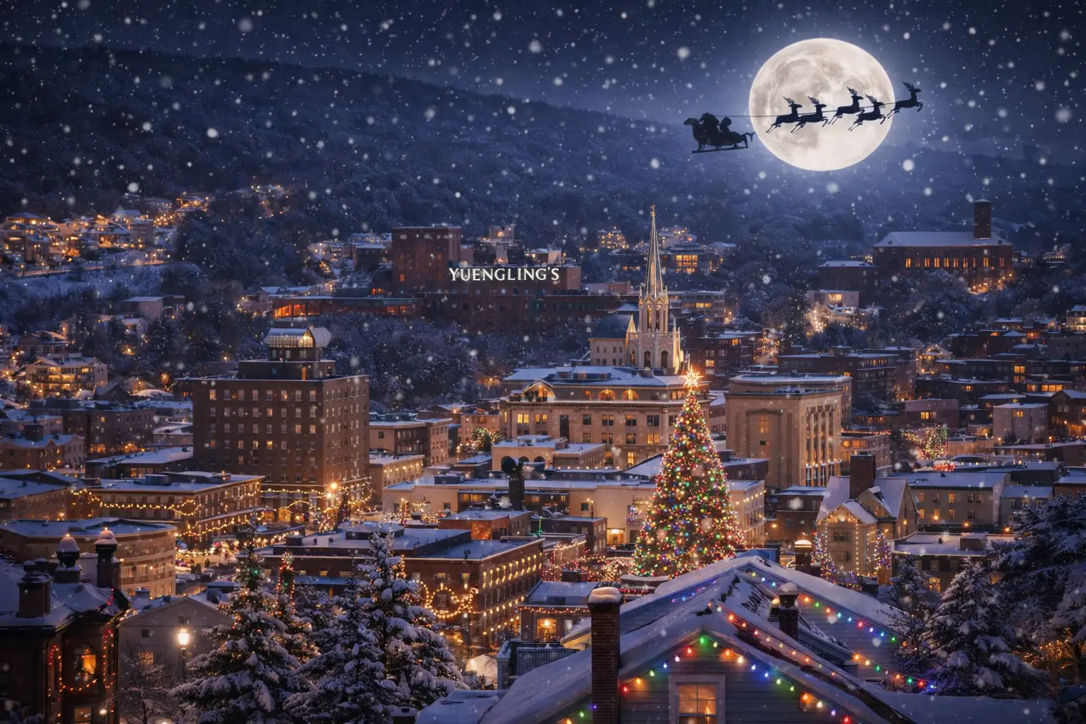 christmas-lights-over-pottsville-night-sky