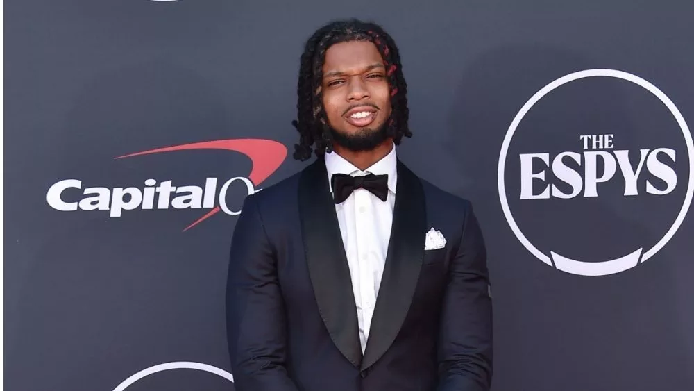 Damar Hamlin arrives for the 2023 ESPY Awards on July 12^ 2023 in Hollywood^ CA