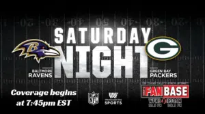 SAT, 12/27- Baltimore Ravens at Green Bay Packers