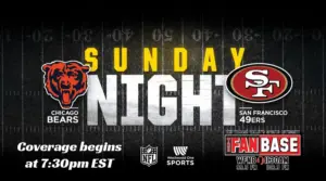 SUN, 12/28- Chicago Bears at San Francisco 49ers
