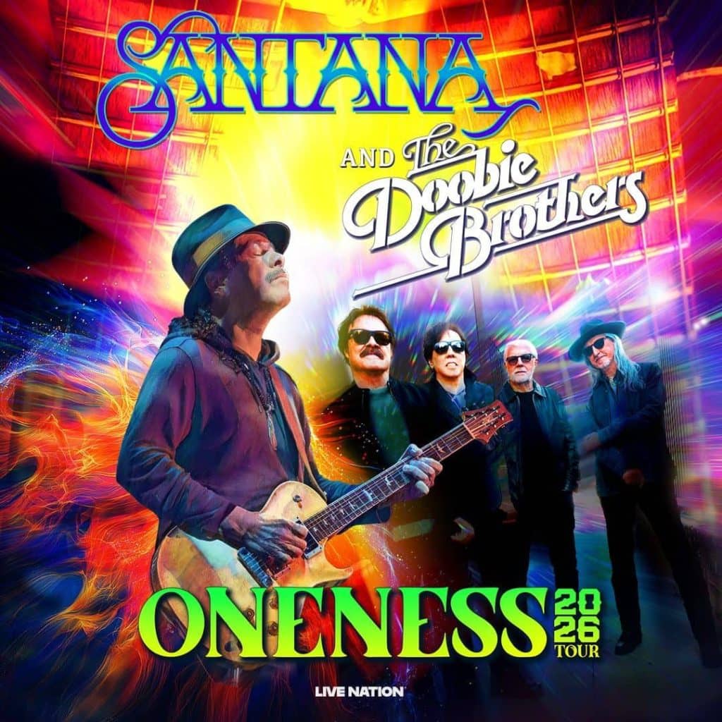 Santana and The Doobie Brothers: Oneness Tour 2026 – 96.3 JACK FM