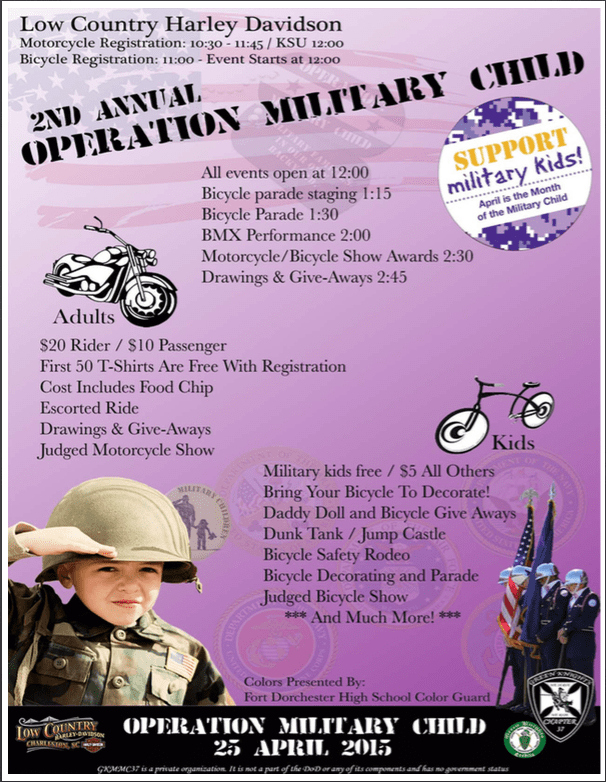 Operation Military Child, Charleston, SC | The Bridge at 1055