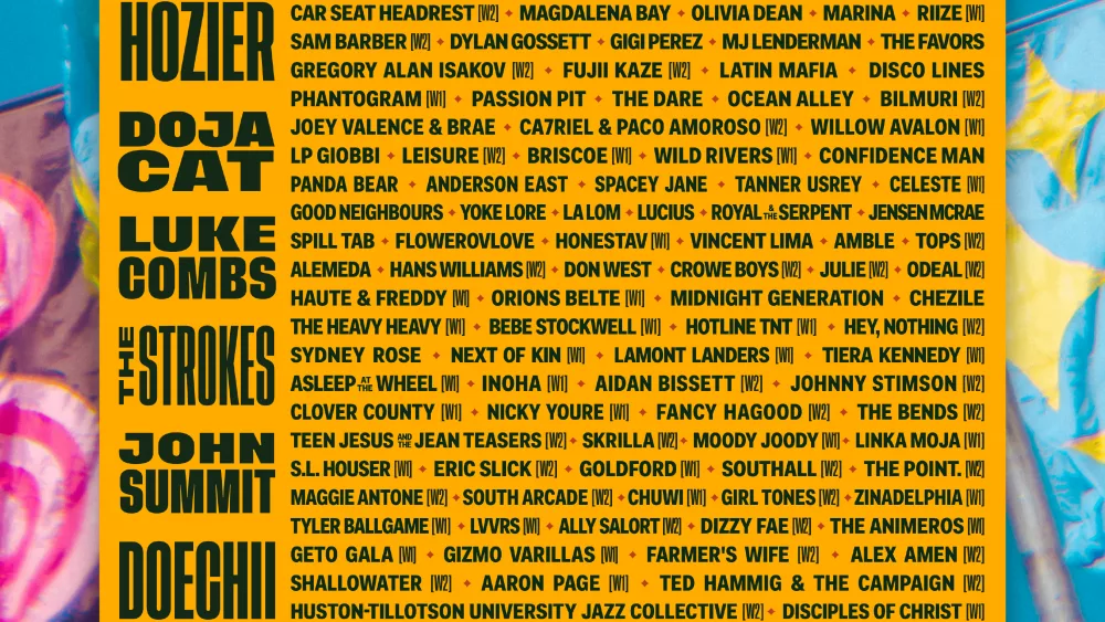 Verticle Lineup 2025 ACL Festival