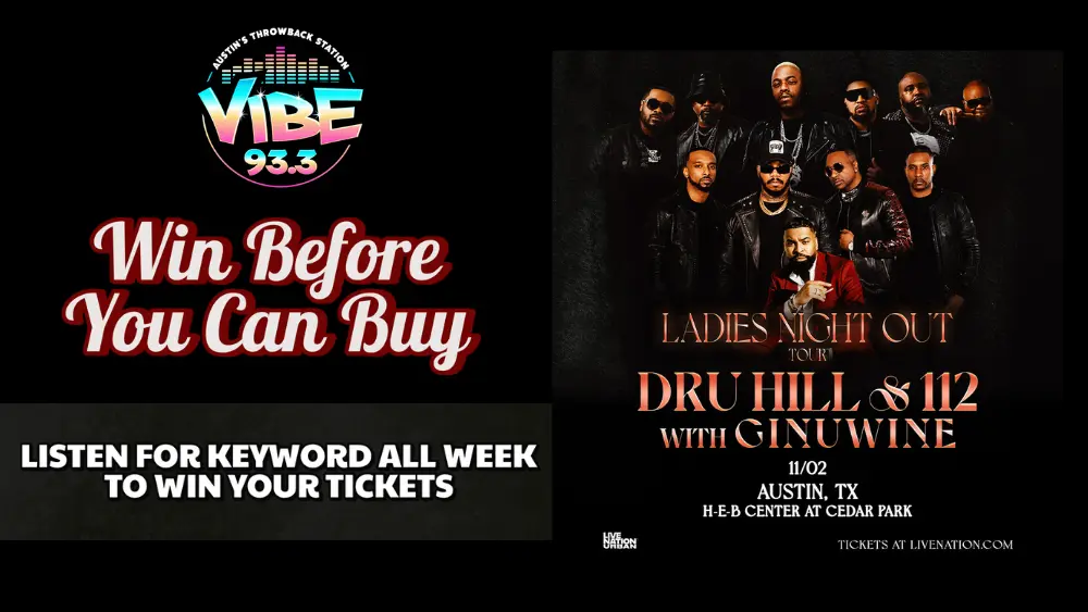 DRE HILL &112 W/ GINUWINE - TEXT TO WIN