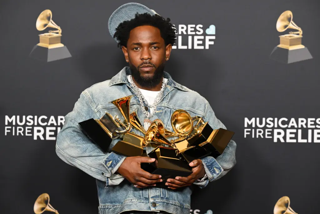 Kendrick Lamar at the Grammys