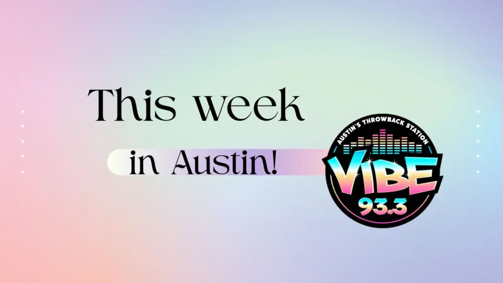 Gradiant background with text and vibe logo