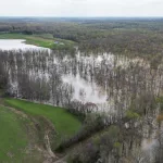 Highway 62 between Nortonville and White Plain (Drone photos from April Duncan)