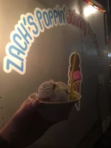 Zach's Poppin' Johnny's Ice Cream