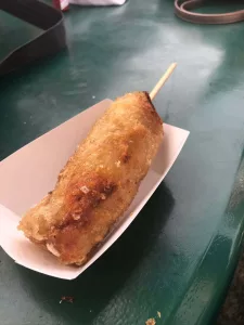 Egg Roll on a Stick