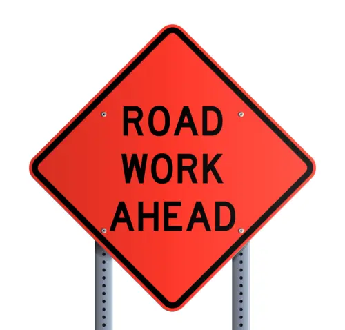 panneau-road-work-ahead