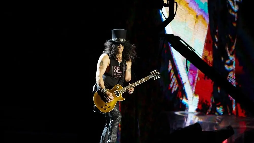 Guitarist SLASH featured live in concert of Guns N´Roses - Tour Not in this Timelife Madrid Spain 4 June 2017 Stadium Vicente Calderon