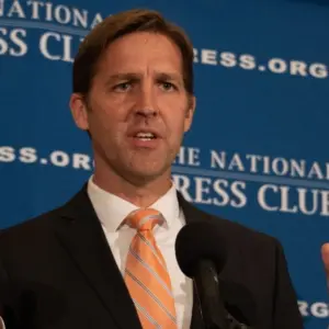 Senator Ben Sasse speaks to a luncheon at the National Press Club Washington^ DC/United States - October 31^ 2018