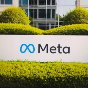 Meta company sign in front of the headquarters building in menlo park^ california^ usa^ in may 2023 - New York City^ 17 October 2025