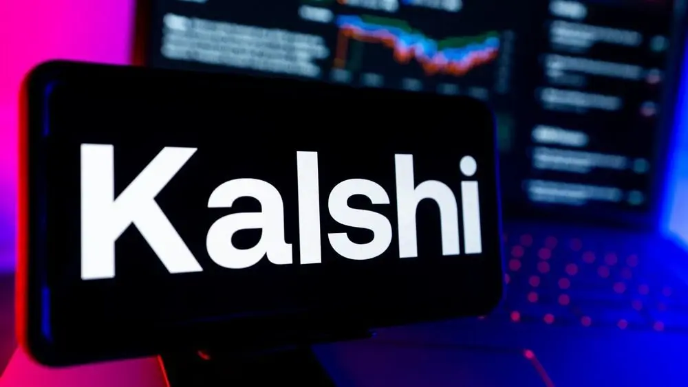Kalshi Prediction Market Platform Logos Displayed On Screen With Financial Charts And Trading Data