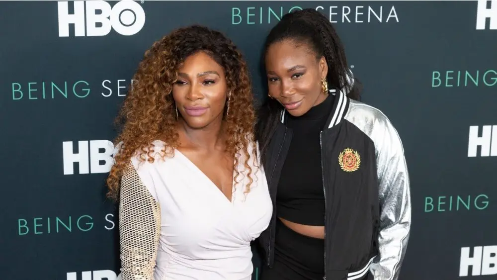 Serena Williams and Venus Williams attend premiere HBO documentary Being Serena at Time Warner Center New York^ NY - April 25^ 2018