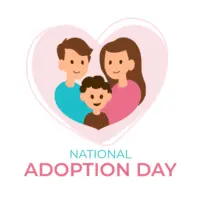 national-adoption-day-illustration-edit-online