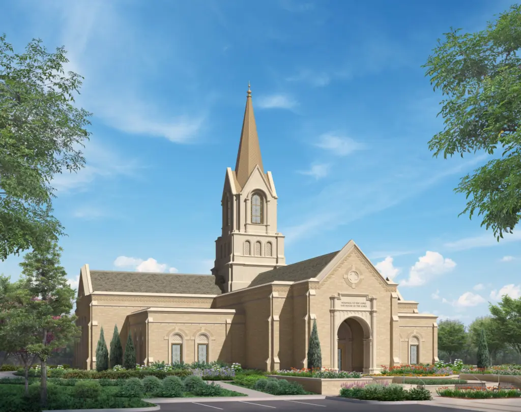 The First Presidency of The Church of Jesus Christ of Latter-day Saints has provided an exterior rendering of the Rapid City South Dakota Temple.