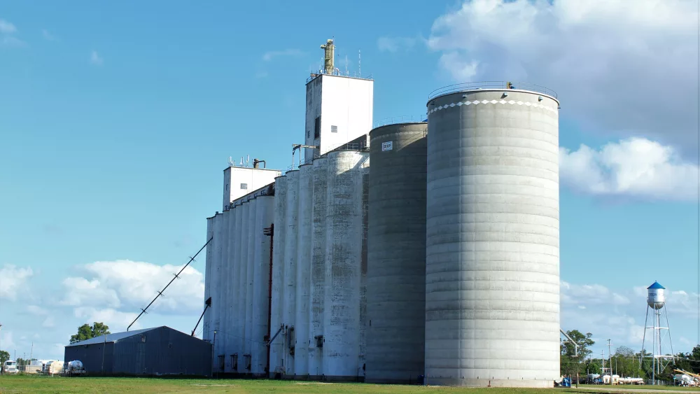 grain-silos-on-a-co-op-grain-elevator-in-nickerson-kansas-usa-with-green-grass-and-blue-sky-on-a-colorful-day
