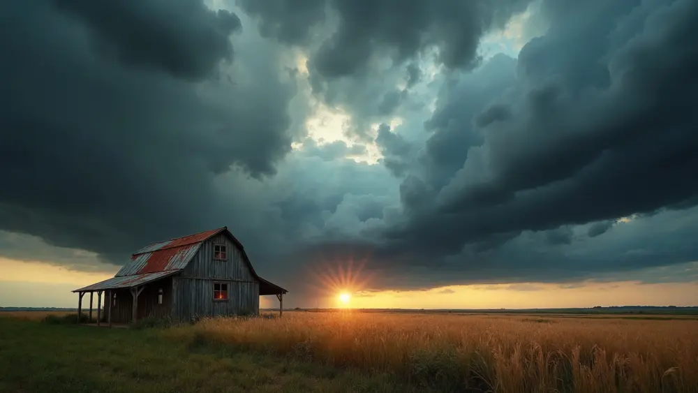 rural-farmhouse-nestled-amidst-an-expansive-landscape-dominated-by-a-dramatic-sky-filled-storm-clouds