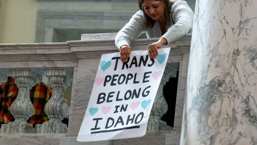 Idaho Transgender Protester