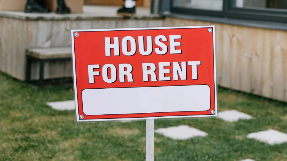 House for Rent Sign