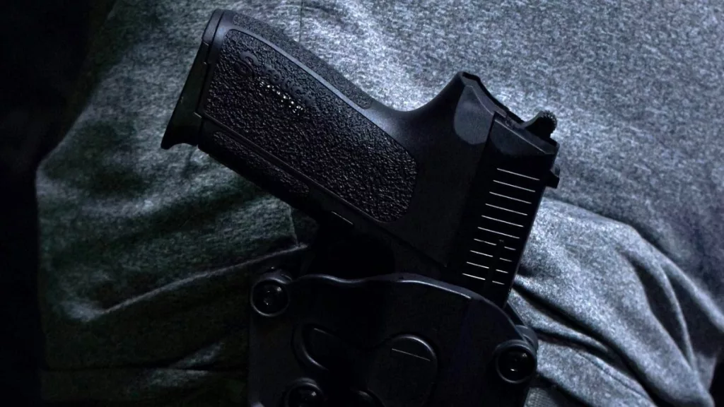 Gun in Holster