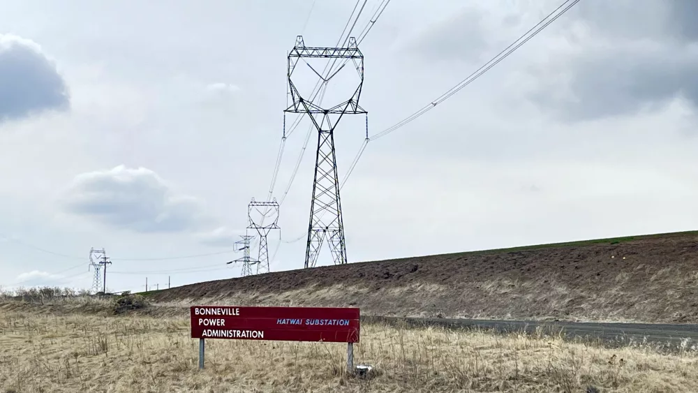 The Bonneville Power Administration (BPA) substation near Hatwai, Idaho