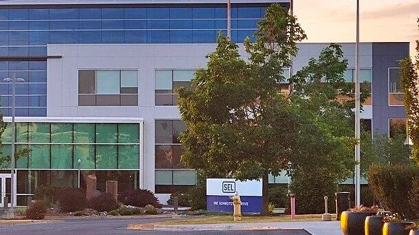 Schweitzer Engineering Laboratories Headquarters May 2023 -Spicypepper999, CC0, via Wikimedia Commons