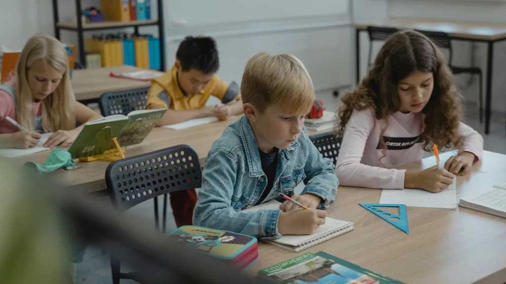 Kids in Classroom