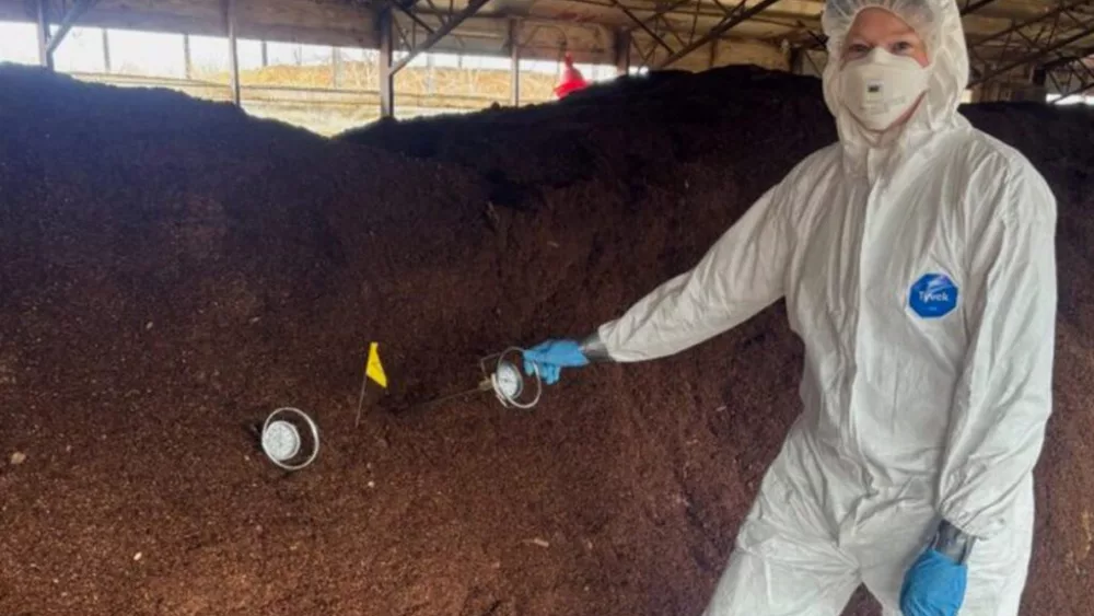 WSU Extension specialist Rachel Wieme lent her expertise on animal mortality composting to the USDA during the bird flu outbreak in Missouri.