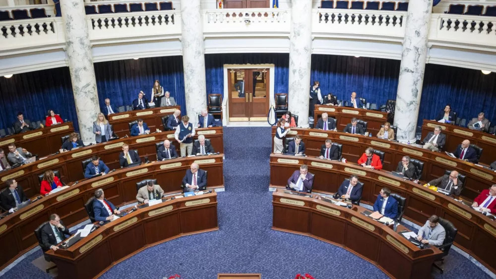 Members of the Idaho House of Representatives hold a floor session on March 10, 2025, at the Idaho Capitol Building in Boise. (Pat Sutphin for the Idaho Capital Sun)