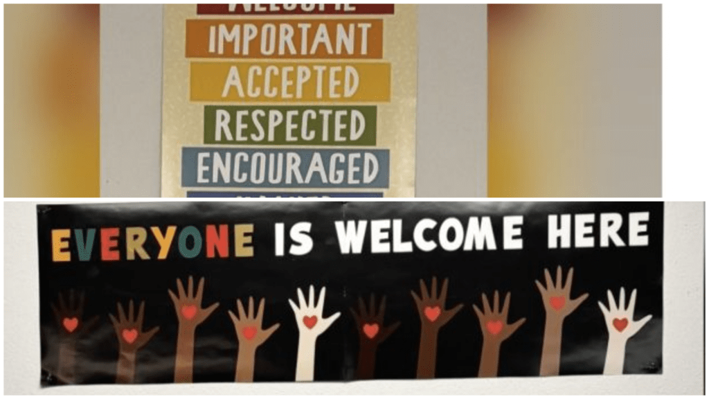Poor Inclusive Signage Southern Idaho Teacher was Asked to Remove Signs Promoting Inclusivity ...