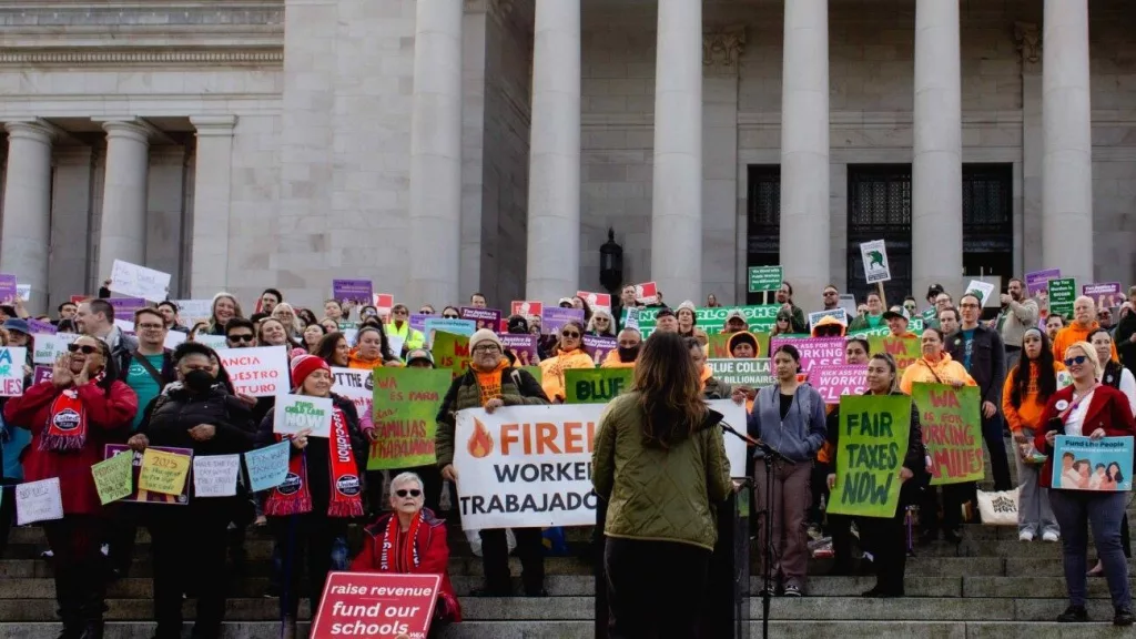 State Worker Protest