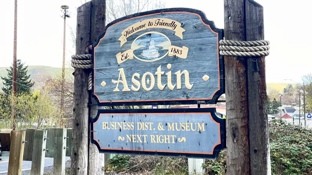 Asotin, Welcome to Asotin