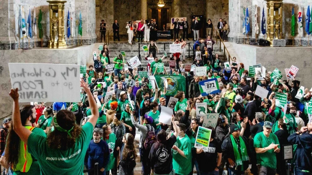 Protest at WA Capitol