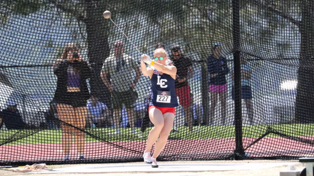 Anderson Joins LC State Javelin Top Five at Successful Whitworth Twilight