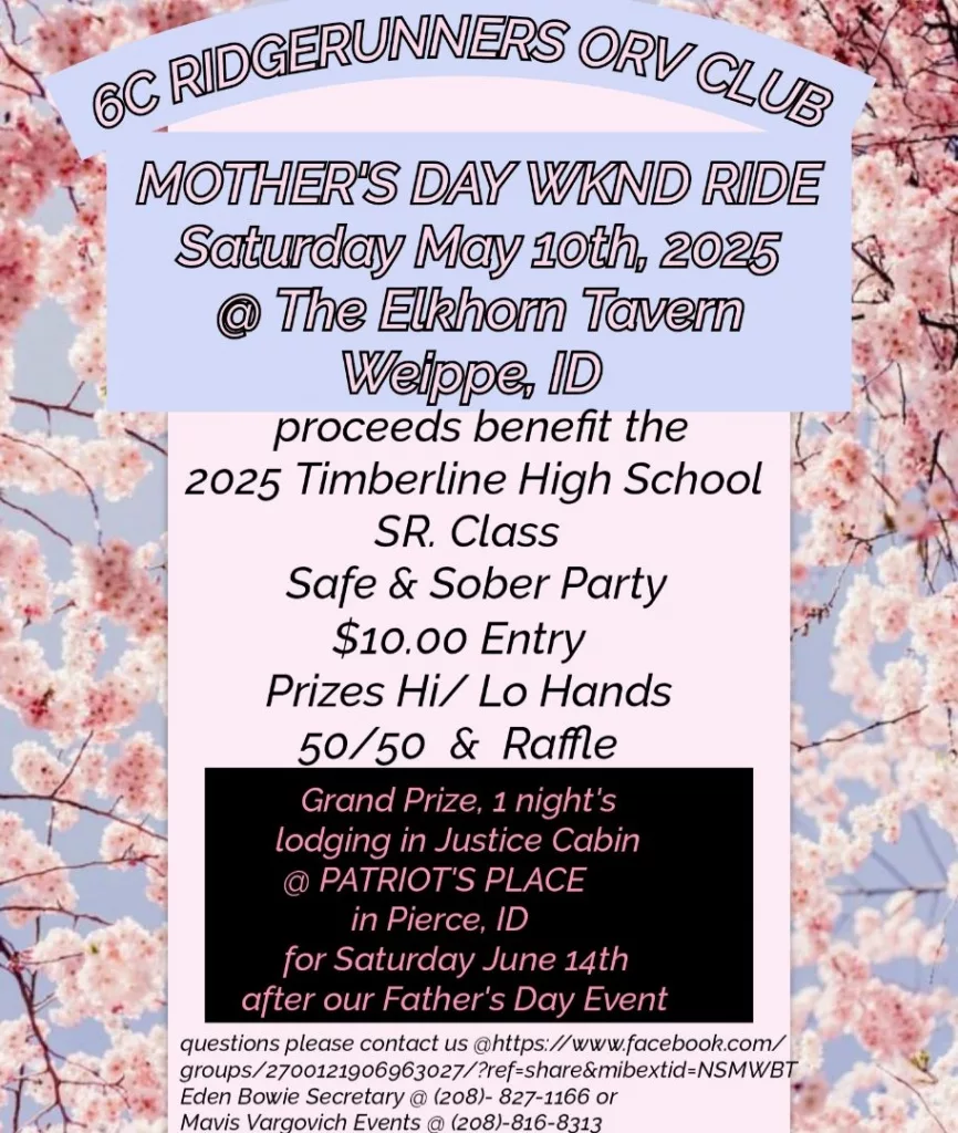 Mother's Day Wknd Ride