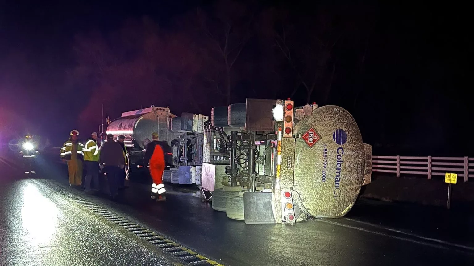 Coleman Oil Fined by Washington DOE Over 2023 Tanker Crash