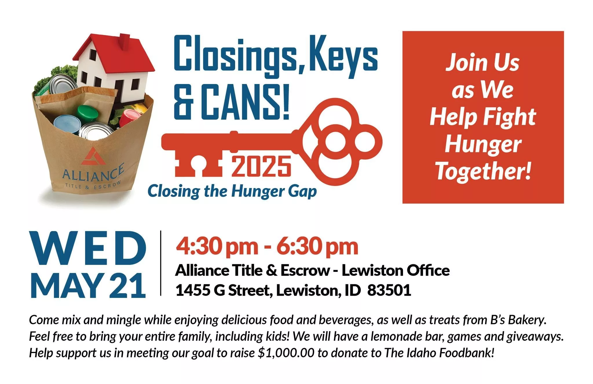 Alliance Title Hosts Annual Hunger Gap Fundraiser to Support Idaho Foodbank